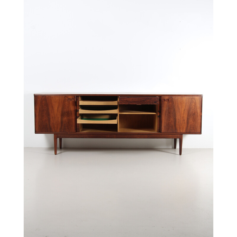 Vintage rosewood sideboard by J. Andersen for Christian Linneberg, Denmark 1960s