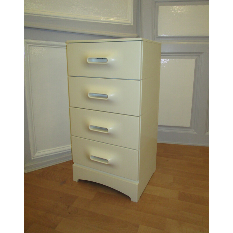 White chiffonier by Marc Held - 1970s