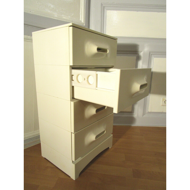 White chiffonier by Marc Held - 1970s