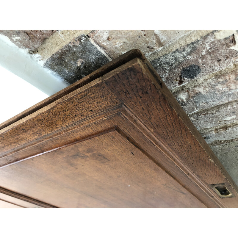 Vintage solid oak panel door