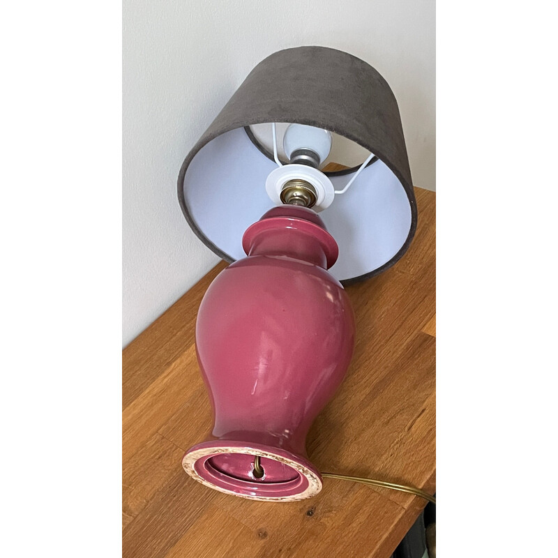 Vintage ceramic lamp, 1990