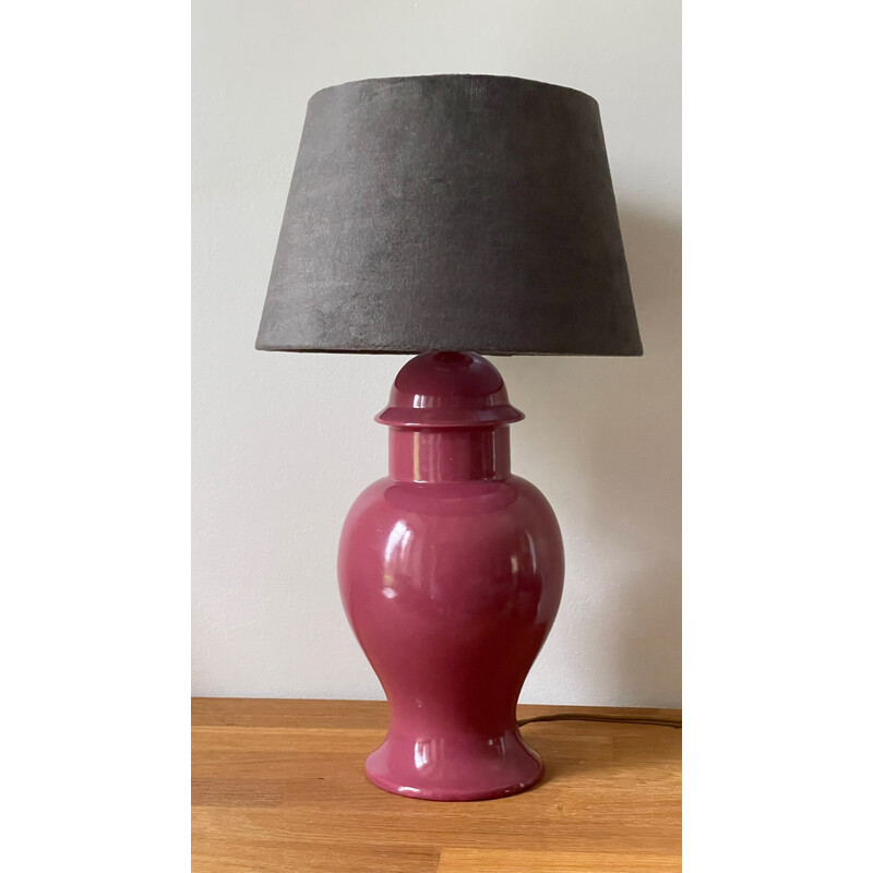 Lampada in ceramica vintage, 1990