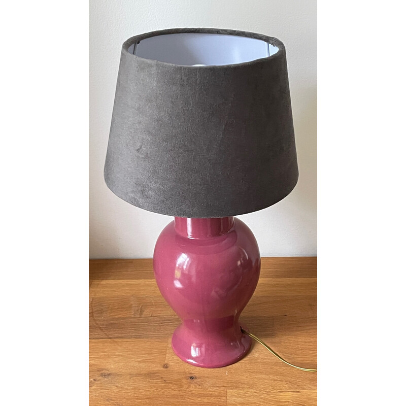 Lámpara de cerámica vintage, 1990
