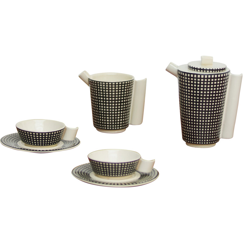 Vintage coffee set by Rometti Umbertide, Italy 1947