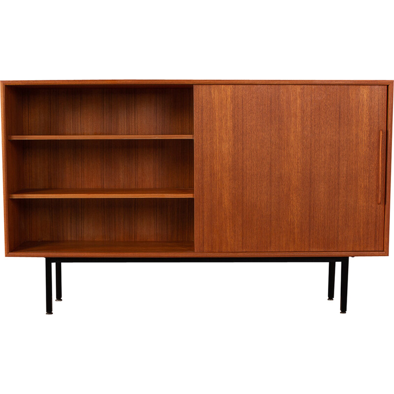 Vintage sideboard with a sliding door by Wk Möbel, Germany 1960s