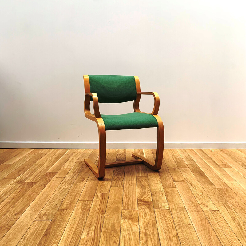 Ein Paar Vintage-Canteliver-Stühle von Magnus Olesen
