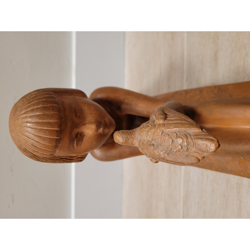 Statuetta d'epoca in terracotta Art Déco di Charles Peyre, Francia