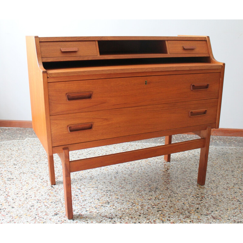 Danish secretary in teak Arn Wahl Iversen - 1960s