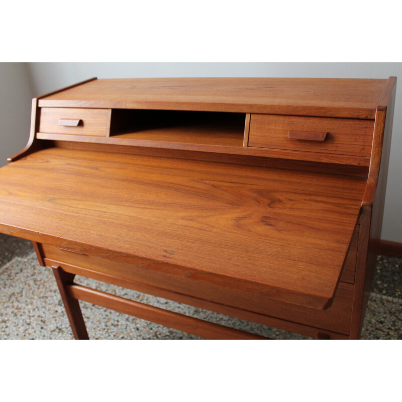 Danish secretary in teak Arn Wahl Iversen - 1960s