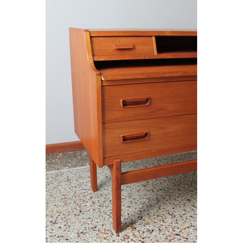 Danish secretary in teak Arn Wahl Iversen - 1960s