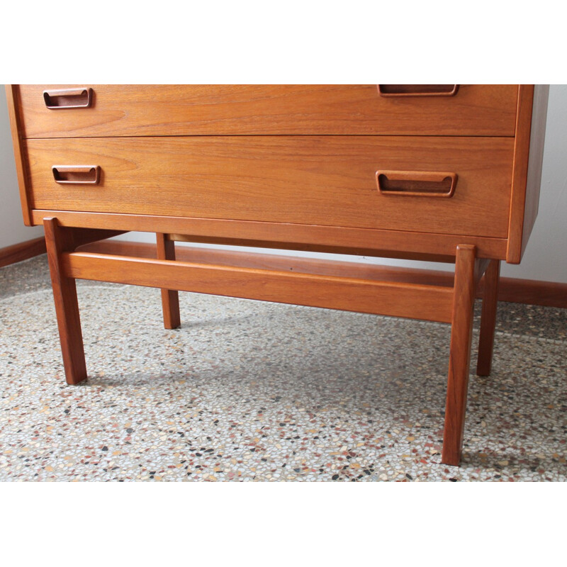 Danish secretary in teak Arn Wahl Iversen - 1960s