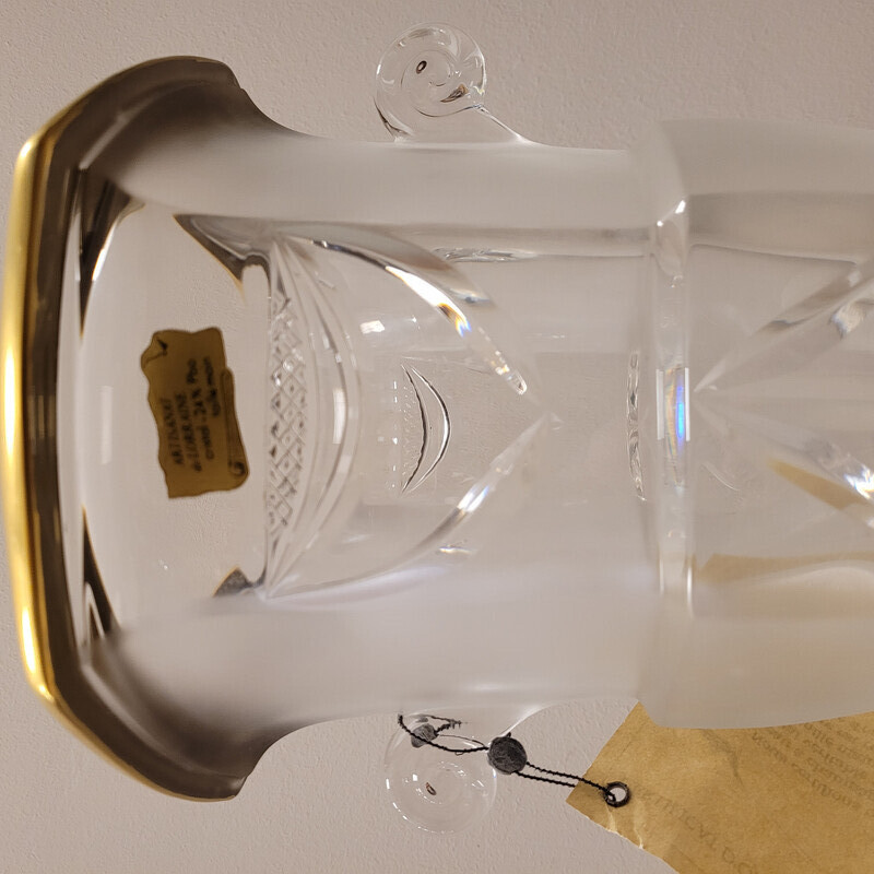 Secchiello da champagne in vetro Art Déco vintage, Francia