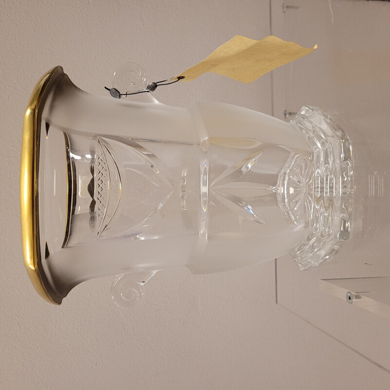 Cubitera de cristal Art Déco vintage, Francia