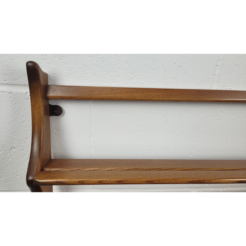 Vintage plate rack wall by Ercol, 1980s