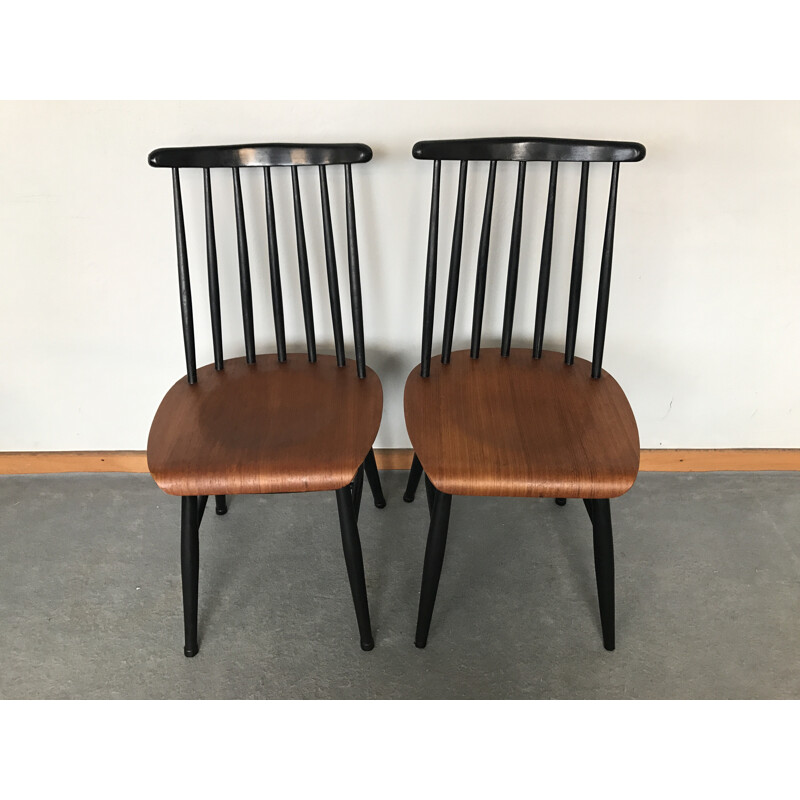 Set of 4 scandinavian teak chairs - 1960s