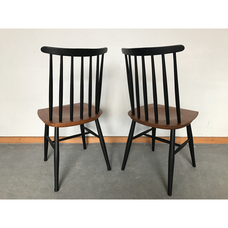 Set of 4 scandinavian teak chairs - 1960s