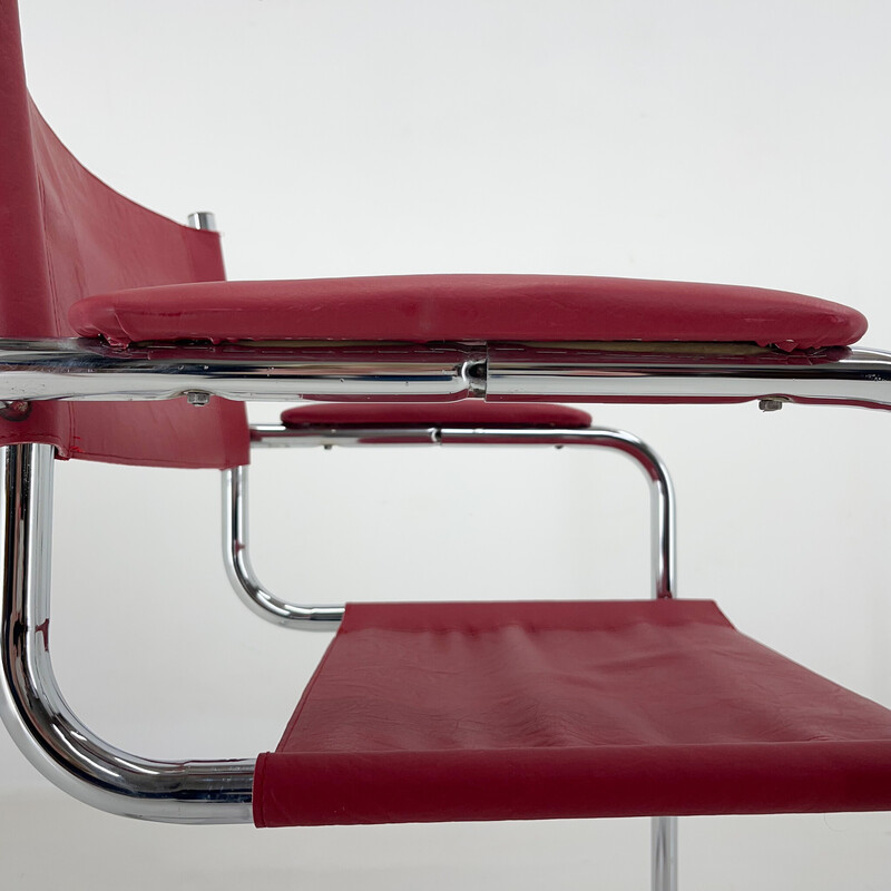 Vintage chrome armchair, 1970s