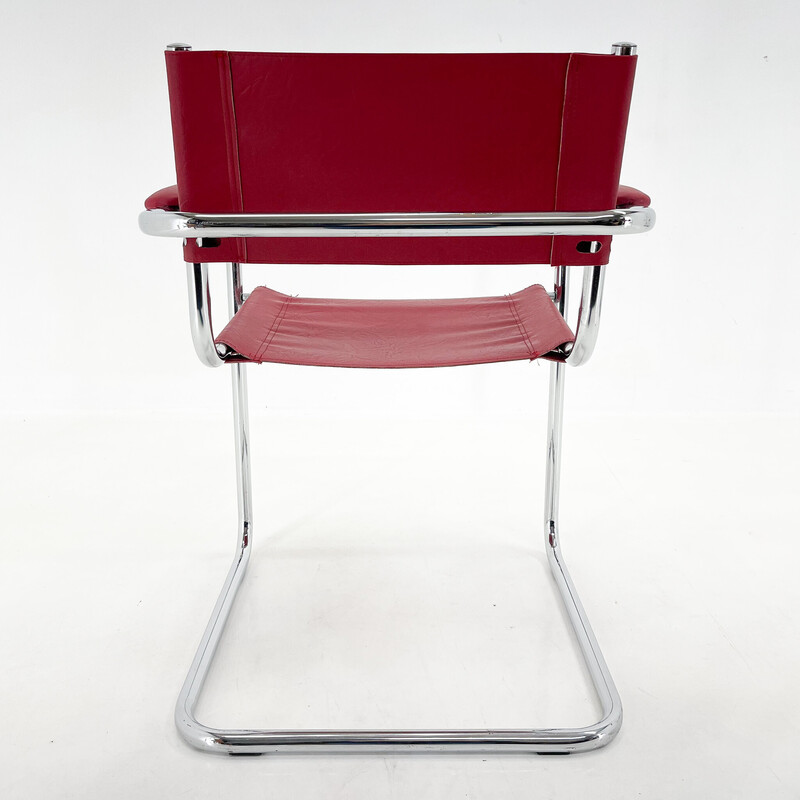 Vintage chromen fauteuil, 1970