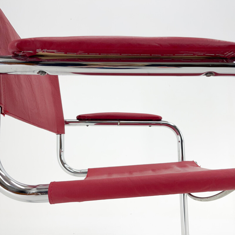 Vintage chrome armchair, 1970s