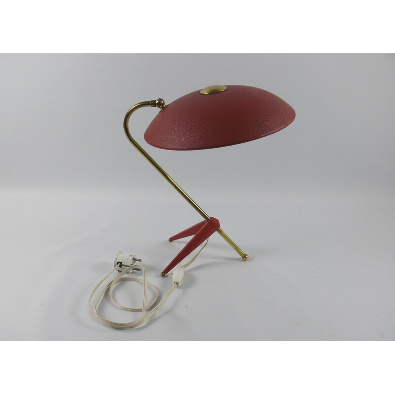 Lámpara de sobremesa trípode regulable vintage de Stilnovo, Alemania, 1950-1960