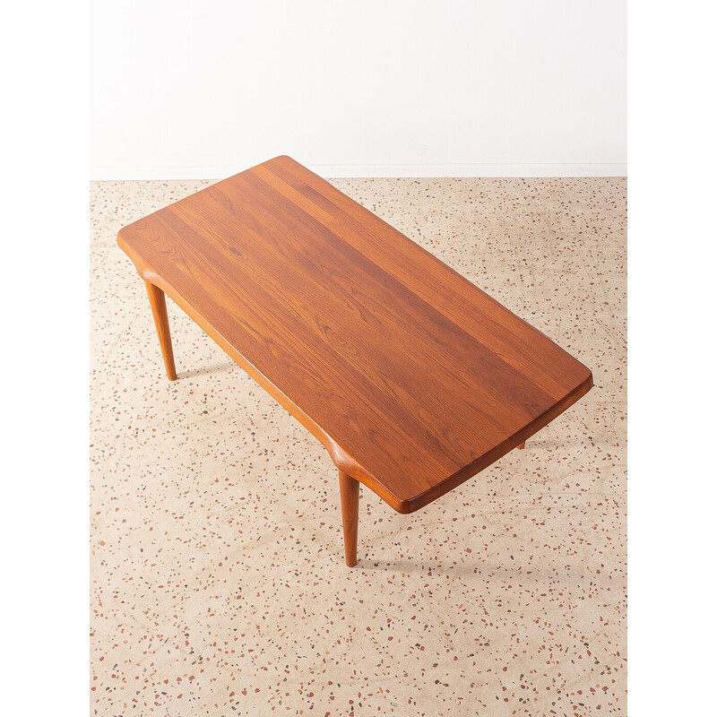 Vintage teak coffee table by John Bone for Mikael Laursen, Denmark 1960s