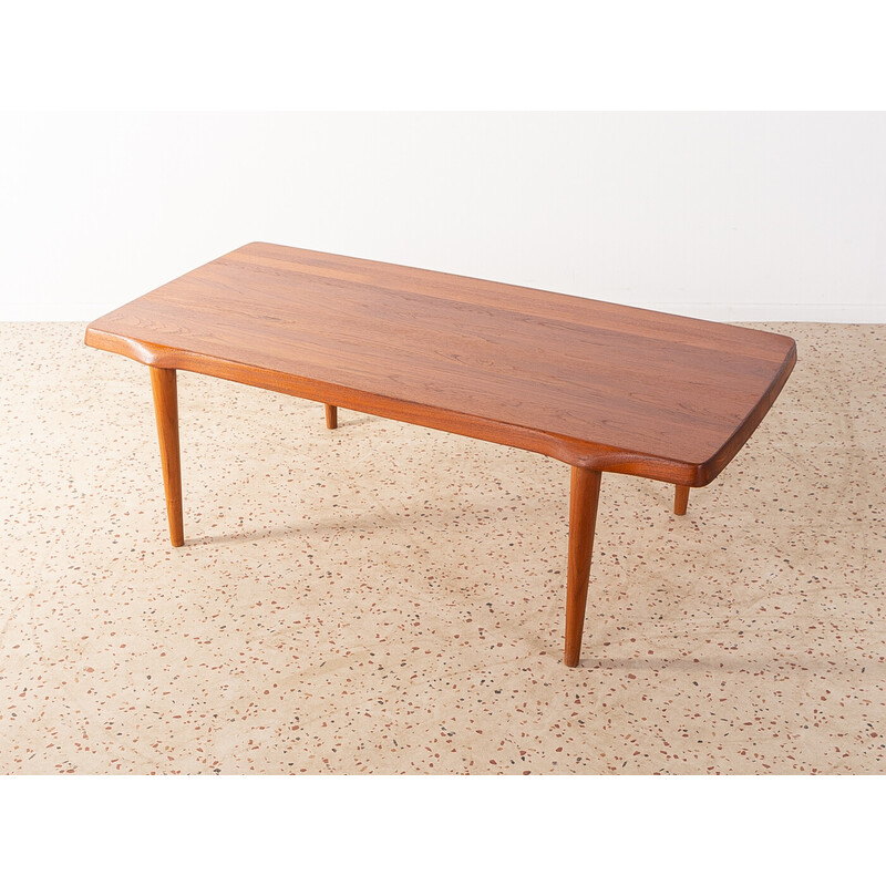 Mesa de centro vintage de teca de John Bone para Mikael Laursen, Dinamarca Años 60