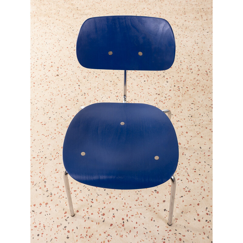 Vintage Se68 chair in steel and beech by Egon Eiermann for Wilde & Spieth, Germany 1950s