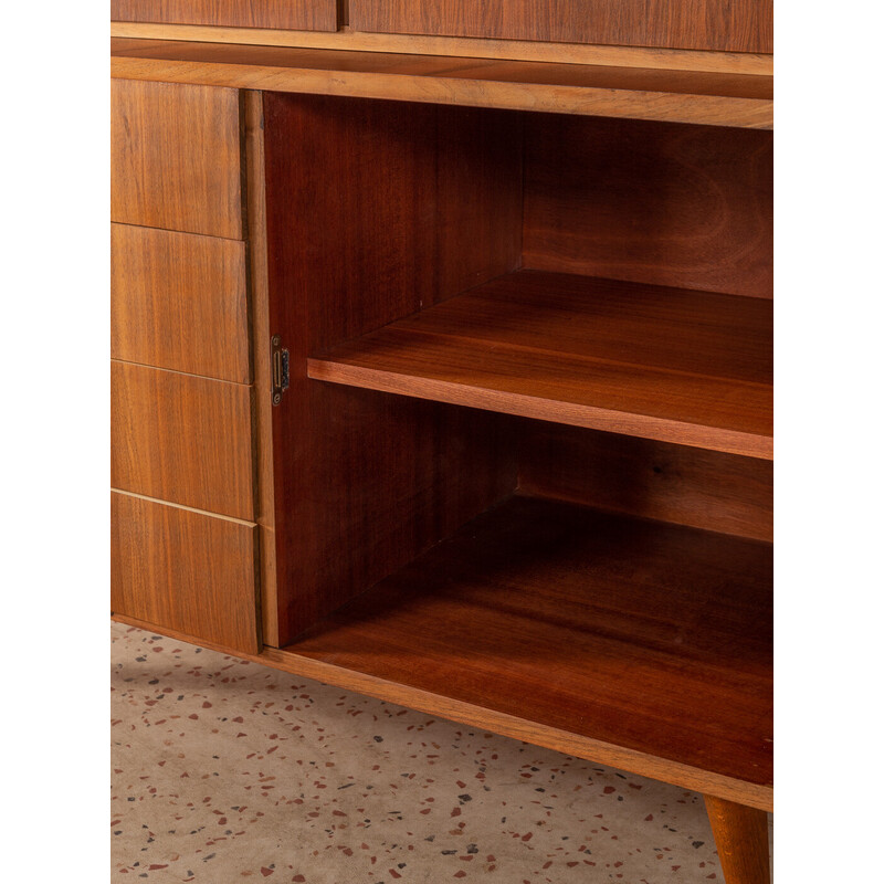 Vintage walnut cabinet, Germany 1950s