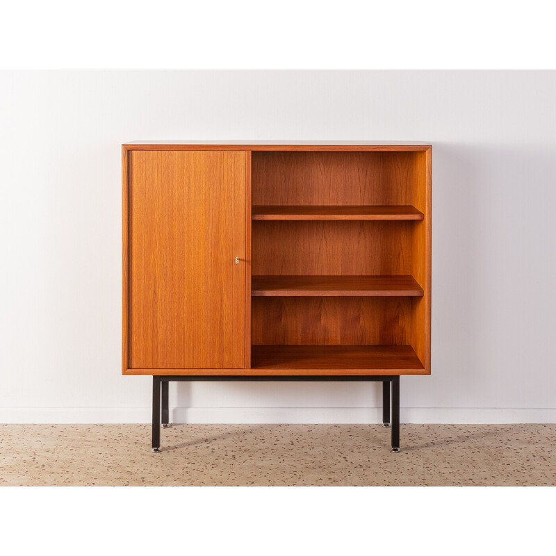 Vintage teak and steel chest of drawers for Wk Möbel, Germany 1960s