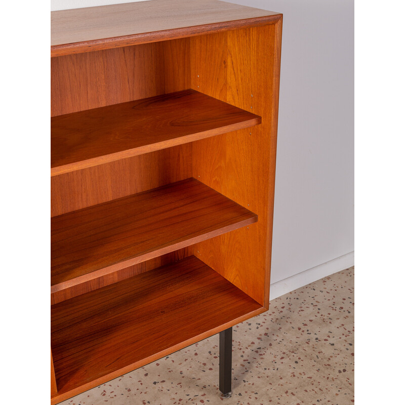 Vintage teak and steel chest of drawers for Wk Möbel, Germany 1960s