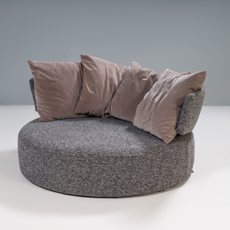Vintage-Sofa mit grauem Stoff von Antonio Citterio für B