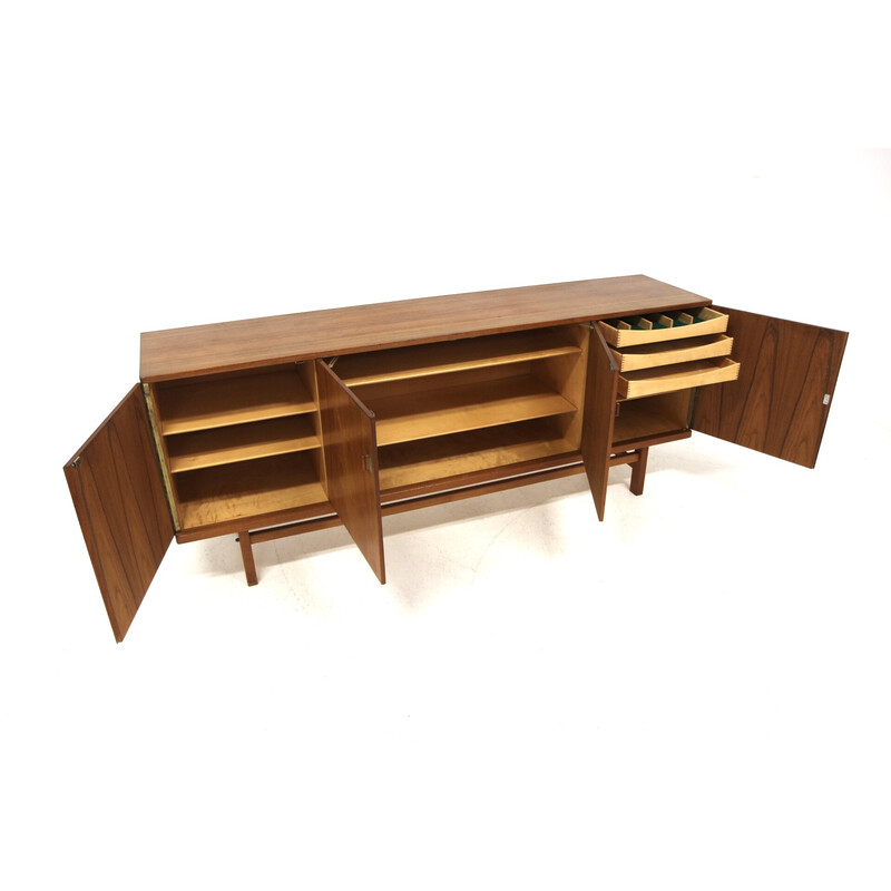 Vintage "Cannes" sideboard in teak by Nils Jonsson for Troeds, Sweden 1960s