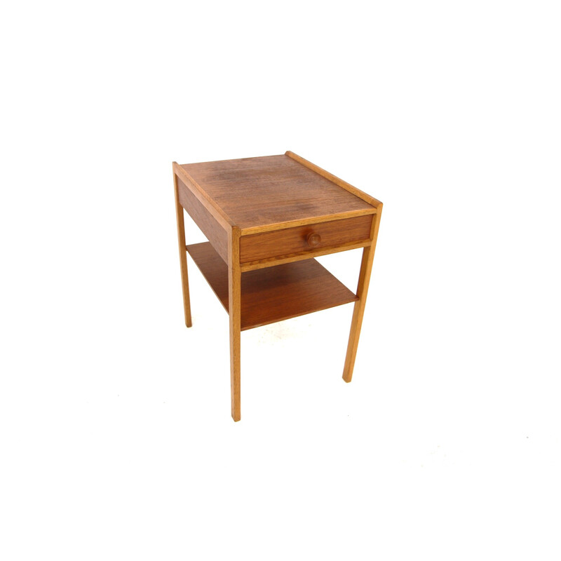 Vintage teak night stand, Sweden 1960s