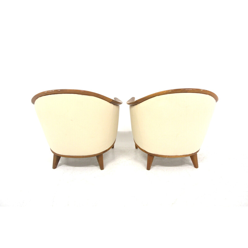 Pair of vintage "Aristokrat" armchairs for Bröderna Andersson, Sweden 1960s