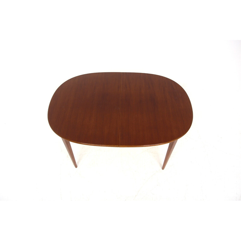 Vintage extendable table in mahogany, Sweden 1960s
