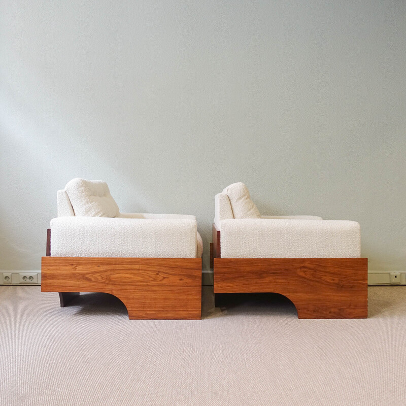 Pair of vintage Brazilian armchairs, 1960s