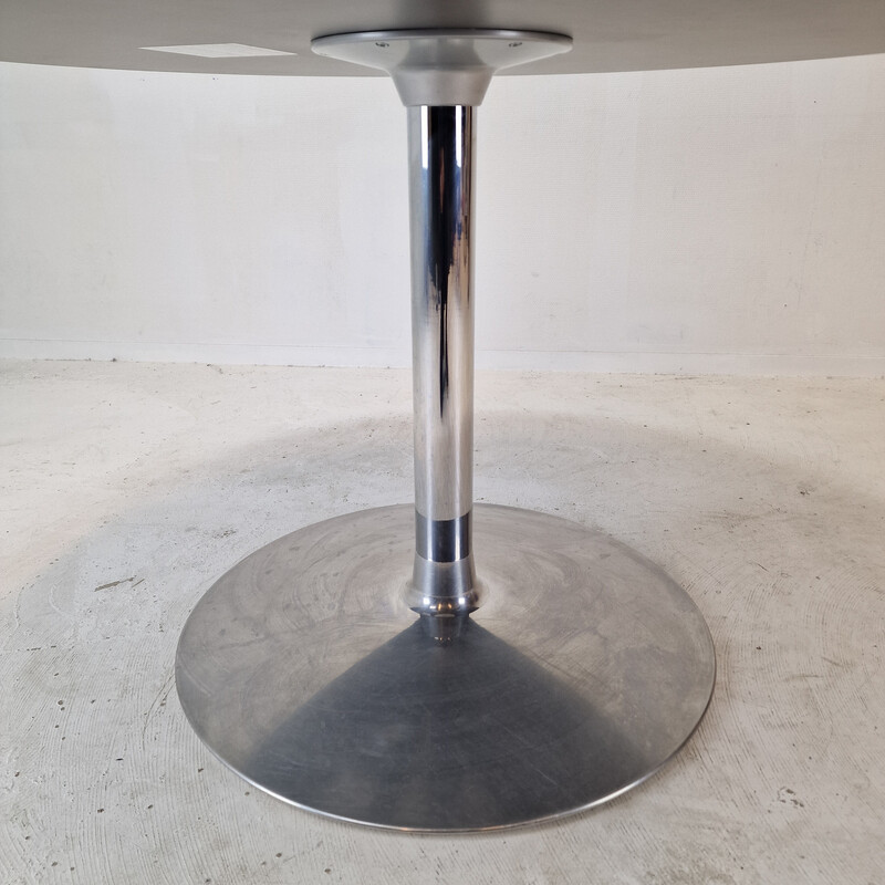 Vintage round dining table by Pierre Paulin for Artifort