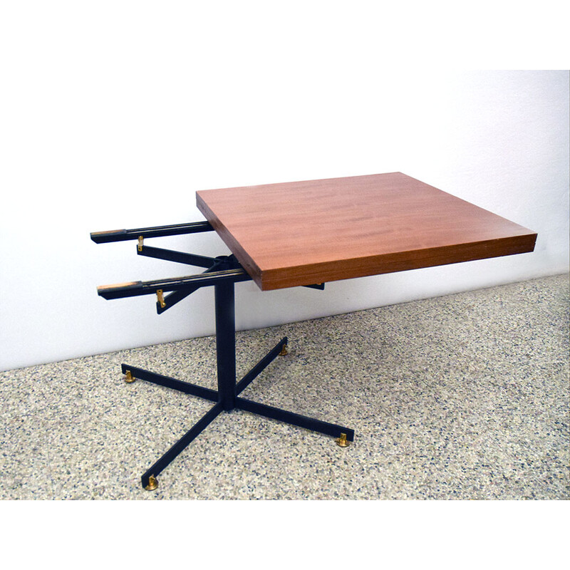 Vintage rosewood extending table by Ignazio Gardella for Azucena, 1950s