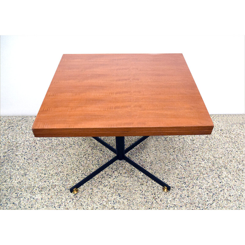 Vintage rosewood extending table by Ignazio Gardella for Azucena, 1950s