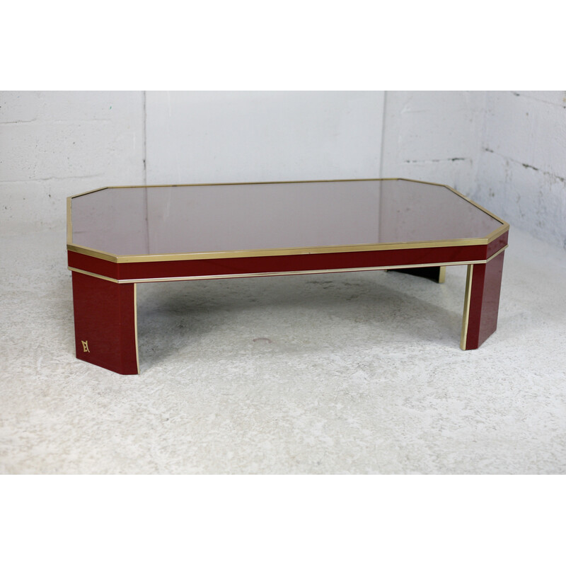 Vintage coffee table by Eric Maville, France 1970