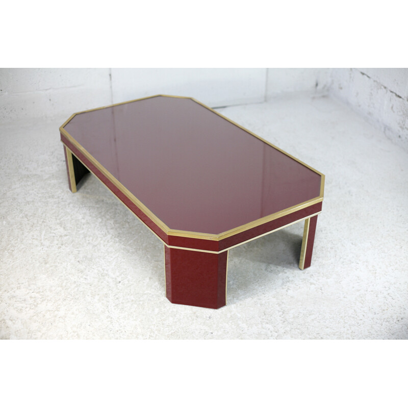 Vintage coffee table by Eric Maville, France 1970