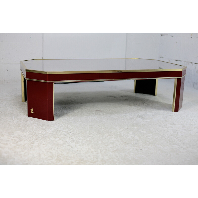 Vintage coffee table by Eric Maville, France 1970