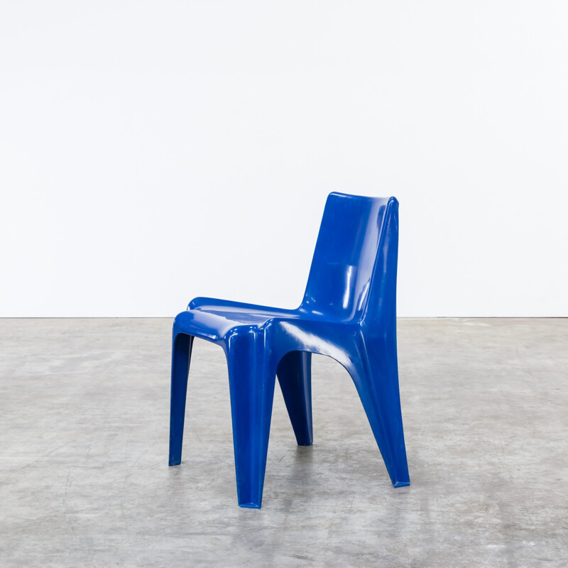 Set of 4 Helmut Bätzner BA1171 polysester chair for Bofinger Furniture Germany