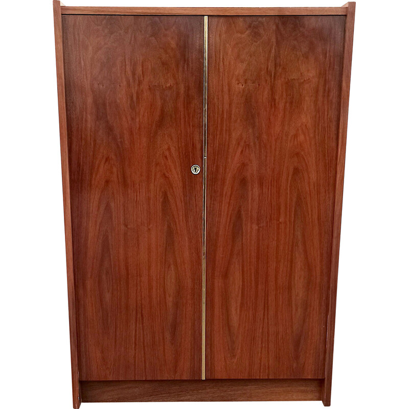 Vintage walnut storage cabinet, 1960