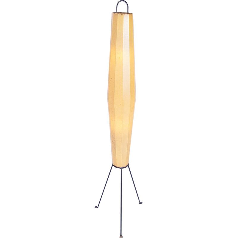 Vintage Lugano vloerlamp van H Klingele voor Artimeta Soest, 1957