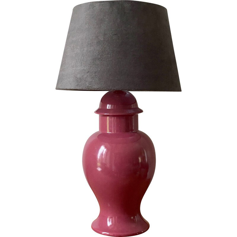Vintage ceramic lamp, 1990