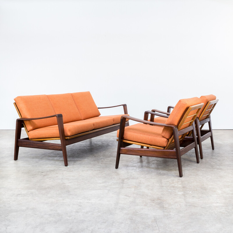 Living room set by Arne Wahl Iversen for Komfort - 1960s