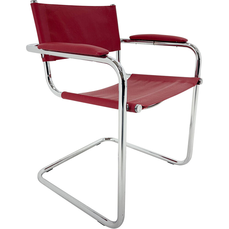 Vintage chrome armchair, 1970s