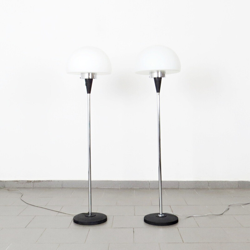Pair of vintage floor lamps by Lidokov