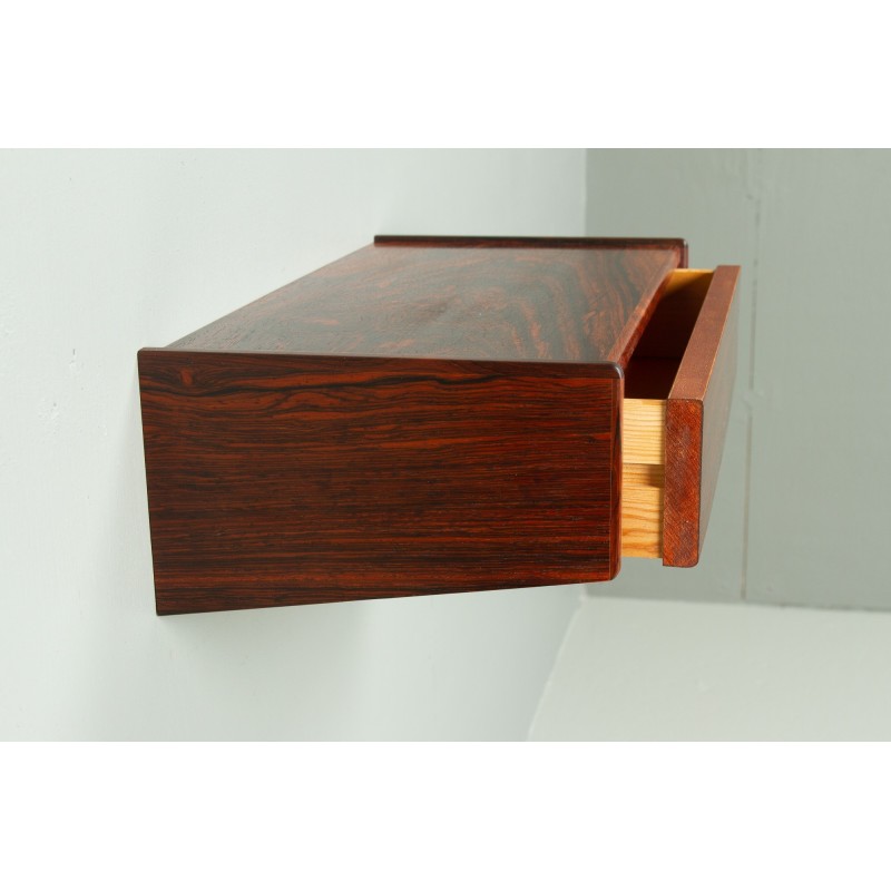 Vintage Danish wall shelf in rosewood, 1960s